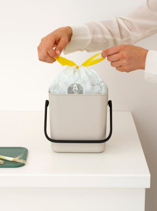 Brabantia Sort & Go Abfallbehäl. Soft Beige 3 L