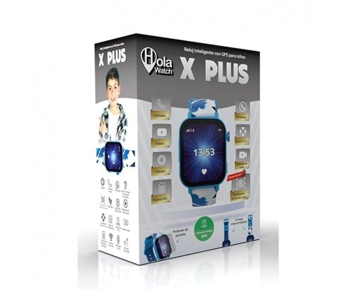Hola Watch X Plus Azul Smartwatch Para Niños 1.85" 4g
