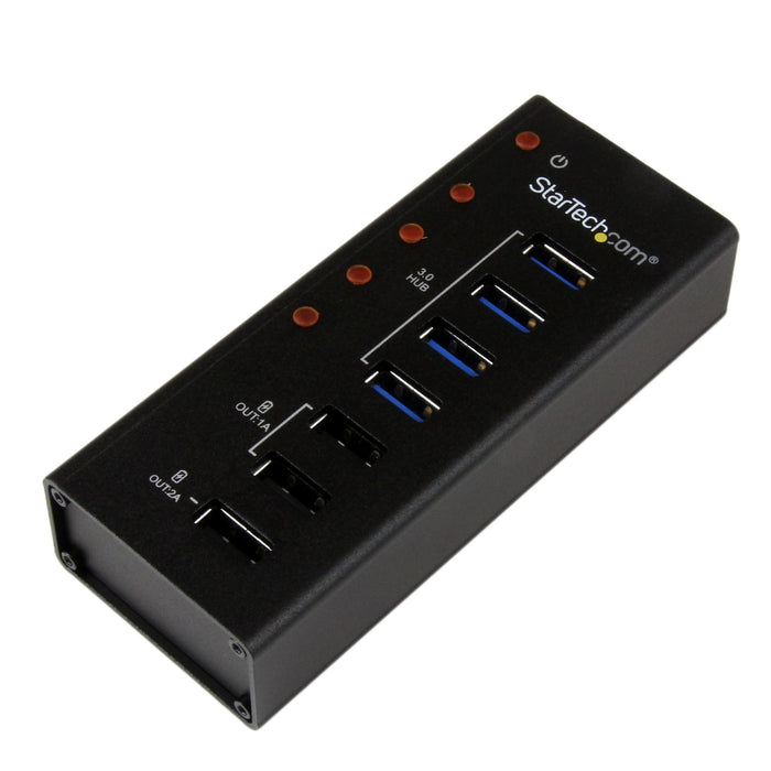 EAN 0065030854634 - StarTech.com ST4300U3C3 hub de interfaz USB 3.2 Gen 1 (3.1 Gen 1) Type-B 5000 Mbit/s Negro imagen 1