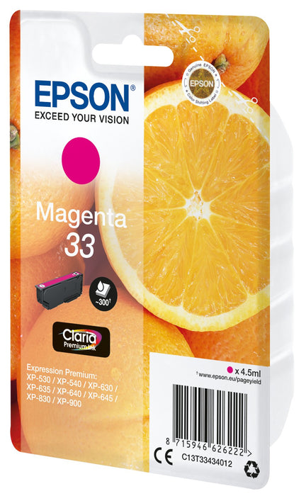 Cartucho Naranjas Tinta Claria Premium Magenta