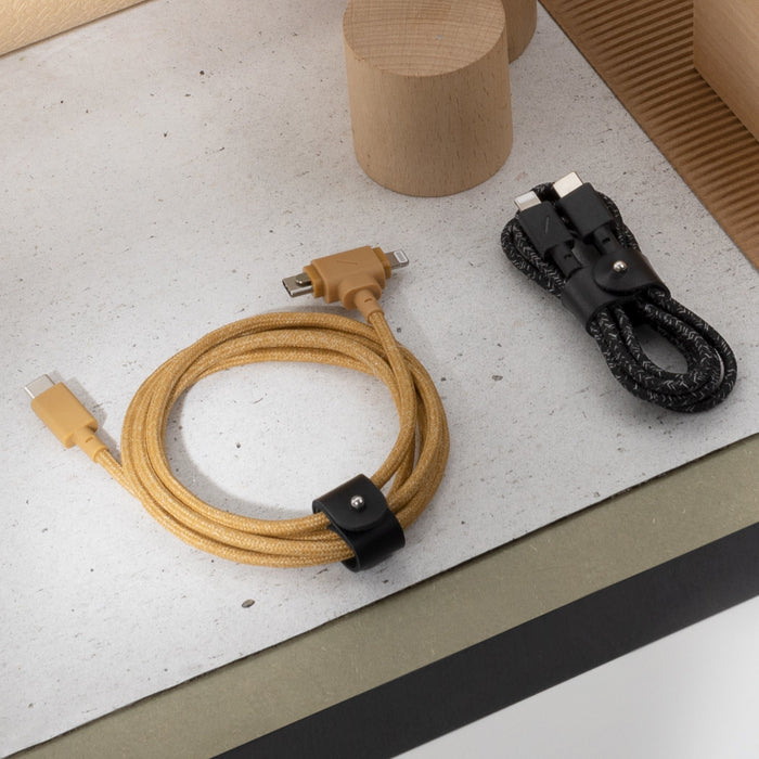 EAN 4895200448563 - Native Union Belt Cable Duo cable USB 1,5 m USB C USB C/Lightning Negro imagen 4