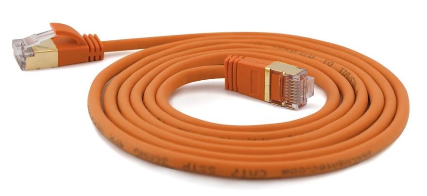 EAN 4250367771433 - Wantec 7143 cable de red Naranja 0,25 m Cat7 S/FTP (S-STP) imagen 1