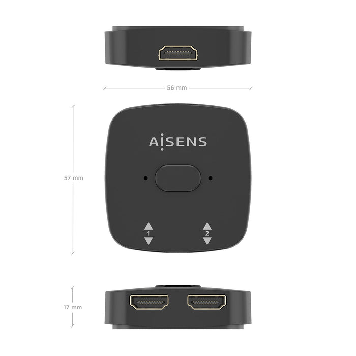 EAN 8435739903377 - AISENS A123-0948 interruptor de video imagen 6
