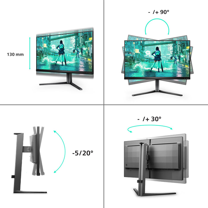 EAN 8721038004908 - Philips Evnia 3000 25M2N3200U/00 pantalla para PC 62,2 cm (24.5") 1920 x 1080 Pixeles Full HD LCD Negro imagen 5