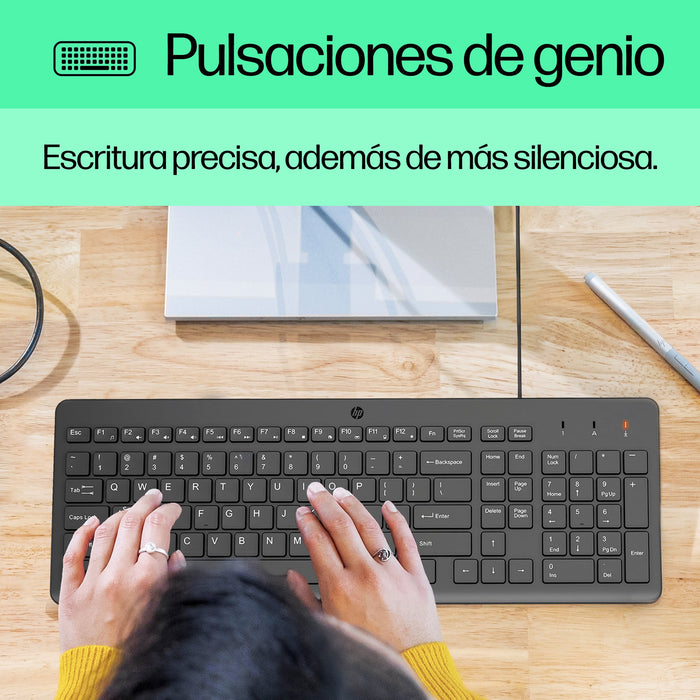 EAN 0196786788345 - HP 150 Wired Mouse and Keyboard Combination teclado Ratón incluido USB Negro imagen 4