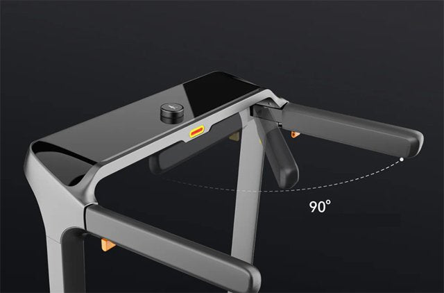 Cinta De Correr Kingsmith X218 Plegable Verticalmente Con Pasamanos Laterales, 1,75 Cv (1-18 Km/H)