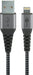 EAN 4040849492679 - Goobay 49267 cable de conector Lightning 0,5 m Negro, Gris imagen 1