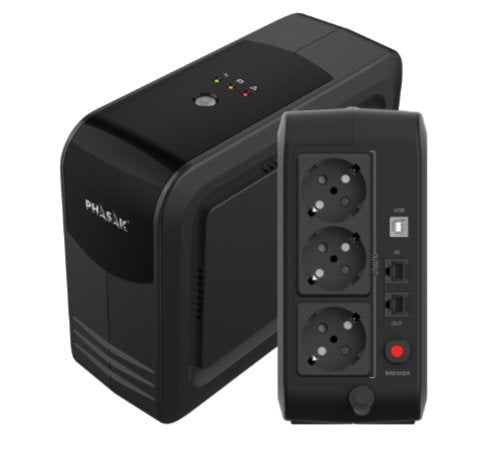 EAN 5605922001781 - Phasak PH 9499 sistema de alimentación ininterrumpida (UPS) Línea interactiva 0,95 kVA 570 W 3 salidas AC imagen 1