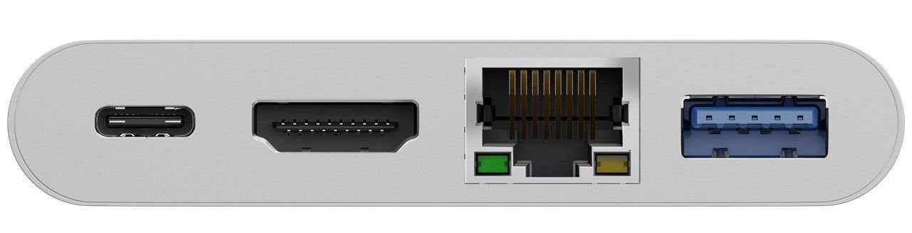 EAN 4040849621055 - Goobay 62105 base para portátil y replicador de puertos Alámbrico USB 3.2 Gen 1 (3.1 Gen 1) Type-C Blanco imagen 2