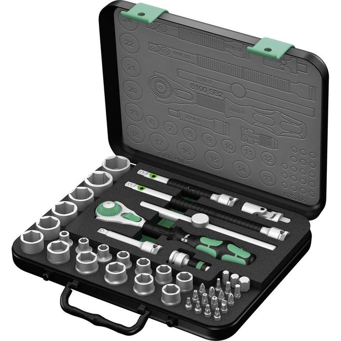 EAN 4013288121141 - Wera 05003594001 llave de tubo Juego de llaves de tubo 43 pieza(s) imagen 1