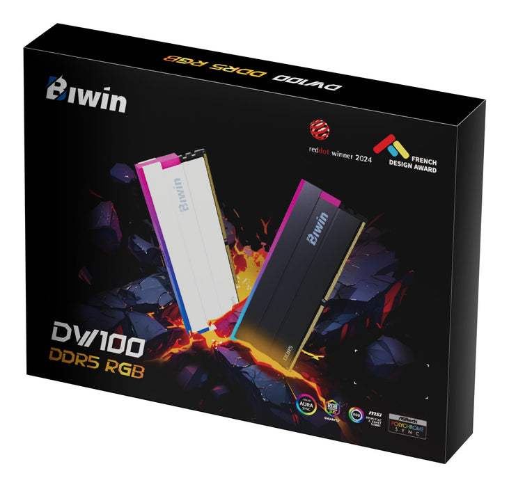 EAN 6955914623552 - Biwin DW100 módulo de memoria 64 GB 2 x 32 GB DDR5 6000 MT/s 288-pin DIMM ECC imagen 5