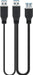 EAN 4040849957499 - Goobay USB 3.0, 0.3 m cable USB USB 3.2 Gen 1 (3.1 Gen 1) 0,3 m USB A 2 x USB A Negro imagen 1