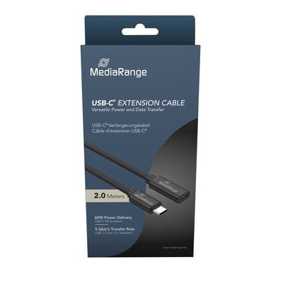 EAN 4260664878056 - MediaRange MRCS245 cable USB USB 3.2 Gen 1 (3.1 Gen 1) 2 m USB C Negro imagen 2