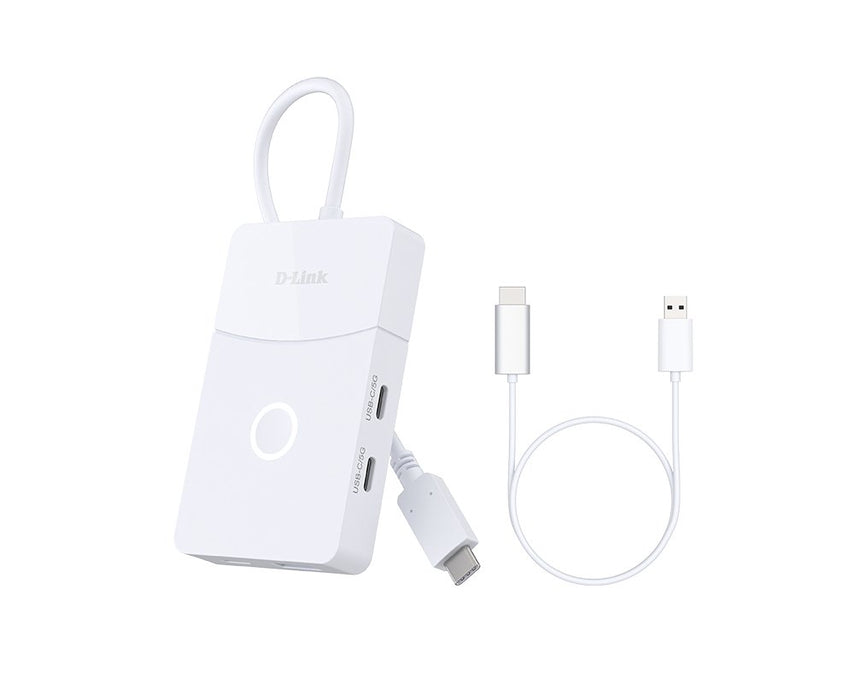 EAN 0790069478284 - D-Link DUP-501 hub de interfaz USB 3.2 Gen 1 (3.1 Gen 1) Type-C 5000 Mbit/s Blanco imagen 1