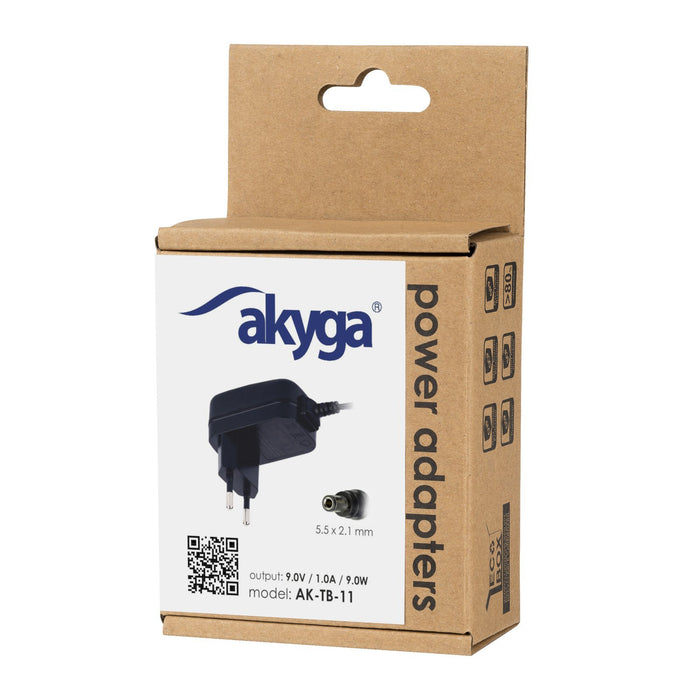 EAN 5901720133991 - Akyga AK-TB-11 adaptador e inversor de corriente Interior 9 W Negro imagen 5