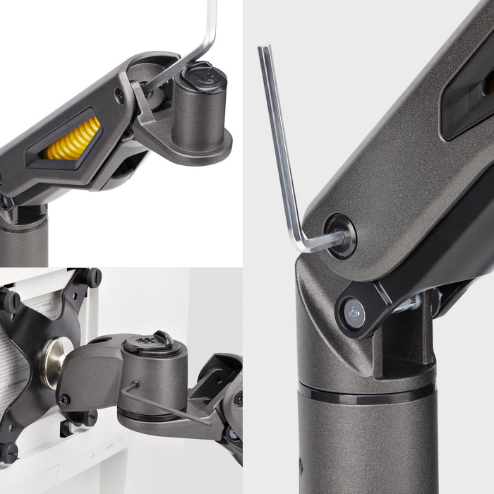 EAN 65030906326 - StarTech.com H1M1AG2-MONITOR-ARM soporte para monitor 81,3 cm (32") Escritorio Negro imagen 8