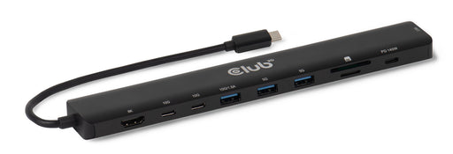 EAN 8719214473389 - CLUB3D CSV-2550 base para portátil y replicador de puertos Alámbrico USB Tipo C Negro imagen 1