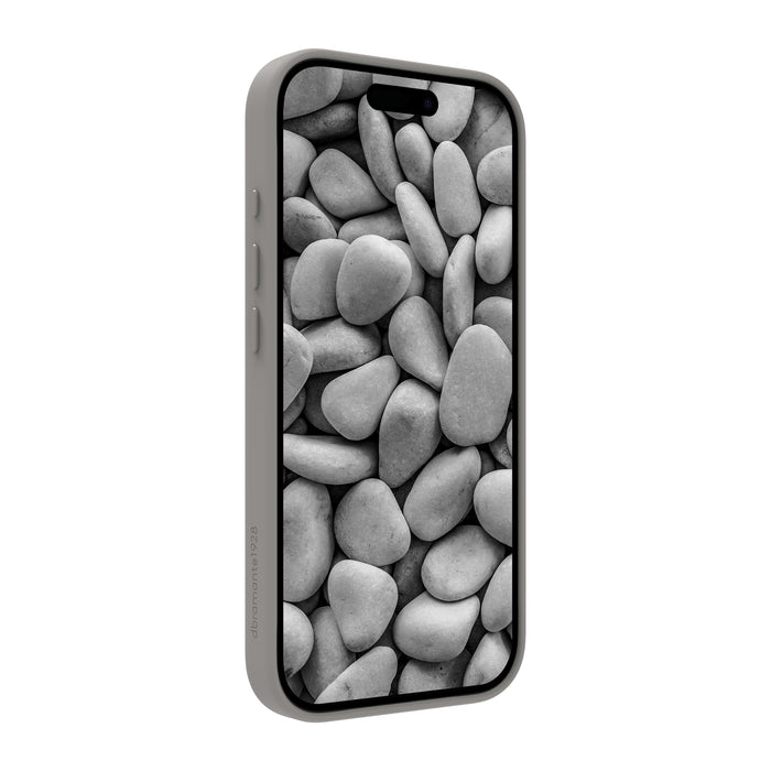 Dbramante1928 Roskilde Kick Icon Carcasa Trasera Para Teléfono Móvil Compatibilidad Con Magsafe Piedra De Río Para Apple Iphone 17