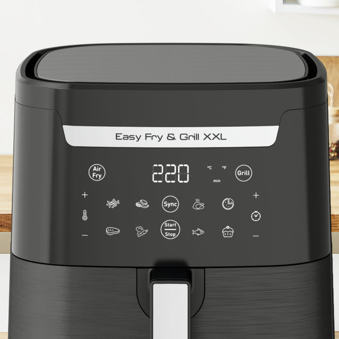 Tefal Ey8018 Easy Fry & Grill Xxl Heiáluftfritteuse Schw
