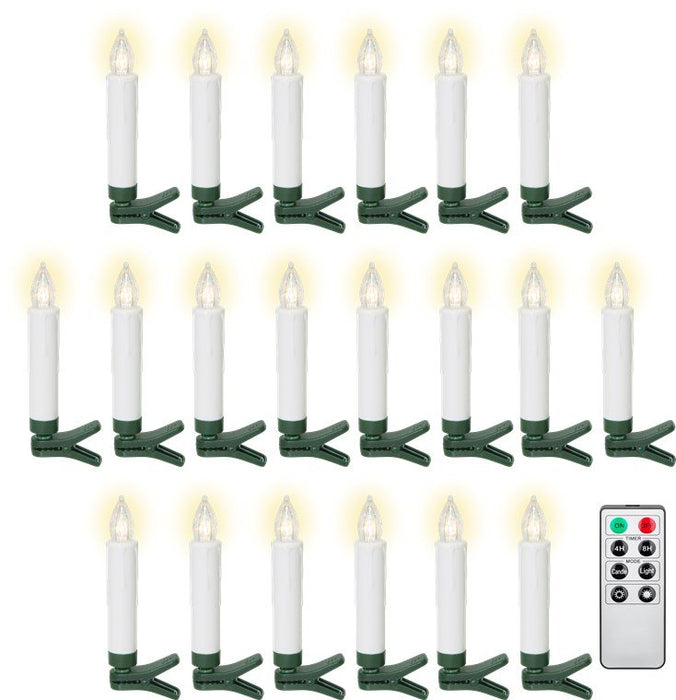 Goobay Led Weihnachtsbaumkerzen Blanco