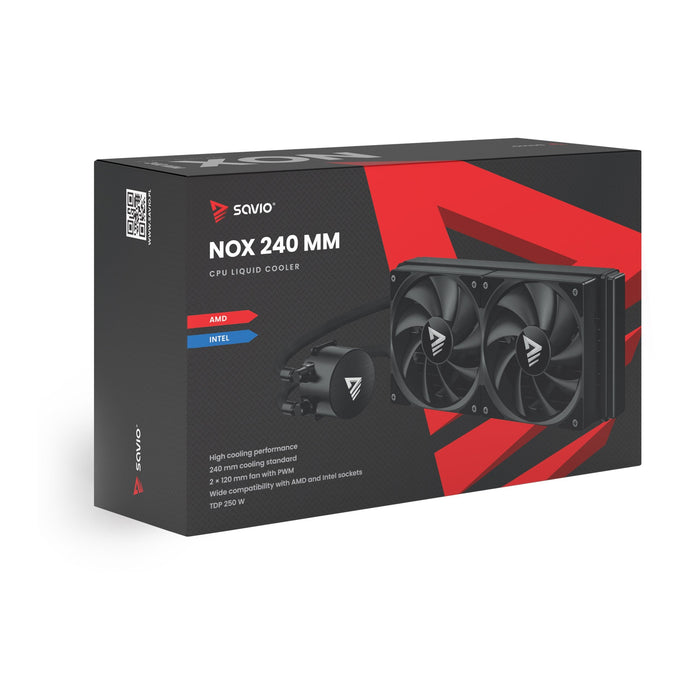 Refrigeración Líquida Para Cpu Savio Nox 240mm