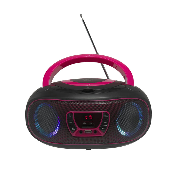 EAN 5706751040726 - Denver TCL-212BT PINK Negro, Rosa Reproductor de CD portátil imagen 1
