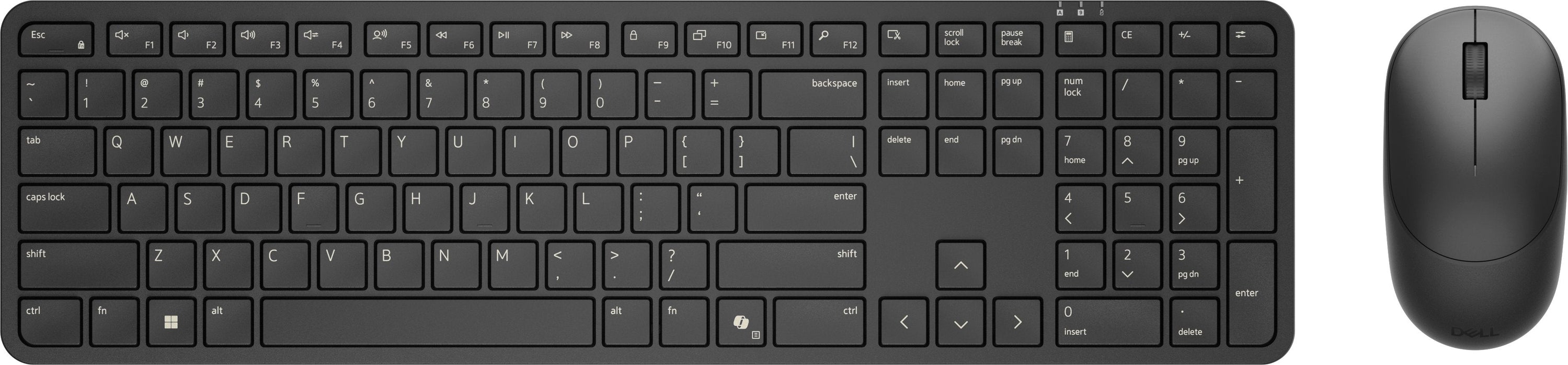 Dell Pro 5 Keyboard And Mouse Km526 German Qwertz Black