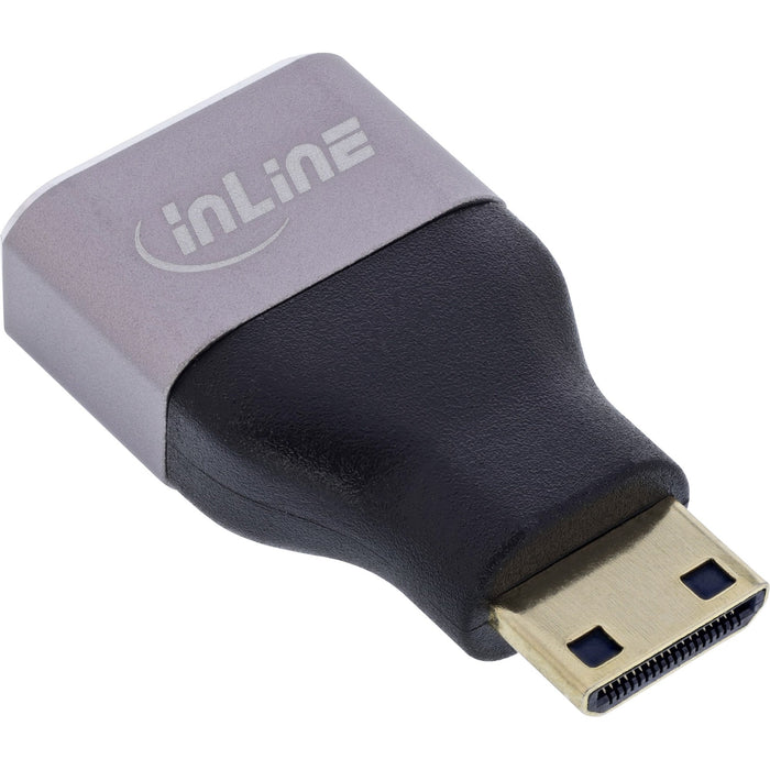 Inline® Hdmi Adapter, Hdmi A Hembra / Mini Hdmi C Male, 8k Uhd