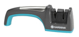 EAN 4078500046718 - Gardena 8712-20 afilador de cuchillo Afilador de cuchillos de discos Negro, Turquesa imagen 2