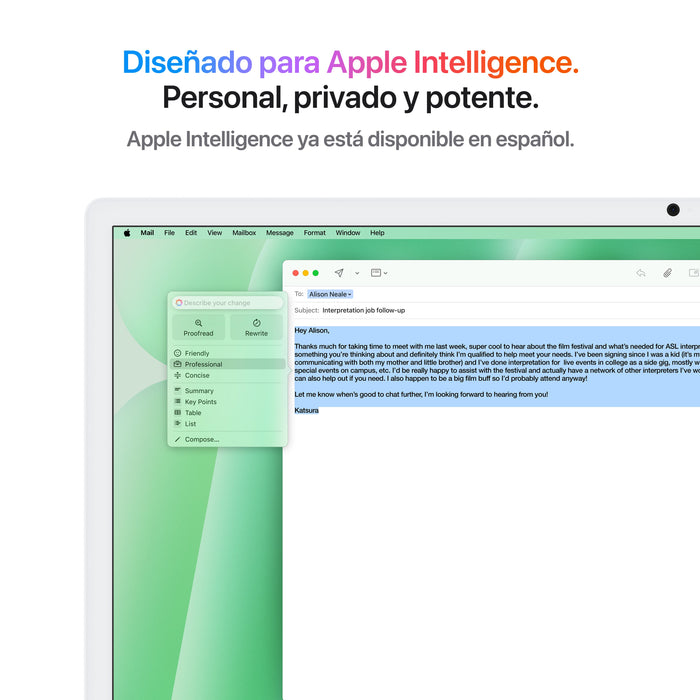 EAN 0195949592591 - Apple iMac Apple M M4 59,7 cm (23.5") 4480 x 2520 Pixeles PC todo en uno 16 GB 256 GB SSD macOS Sequoia W imagen 5