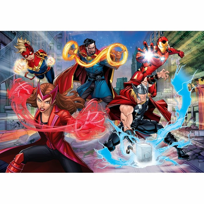 EAN 8005125203475 - Clementoni Glitter - Marvel Avengers Puzzle rompecabezas 104 pieza(s) Cómics imagen 2