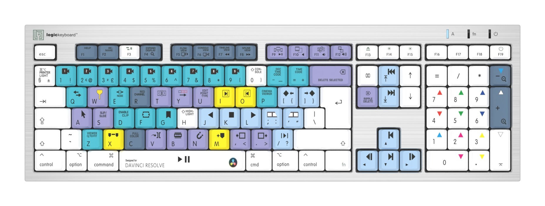 EAN 5707795022556 - Logickeyboard LKB-RESC-CWMU teclado Oficina USB QWERTY Francés Plata imagen 1