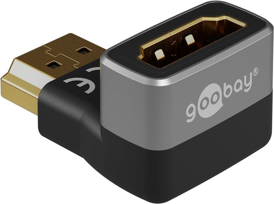EAN 4040849720116 - Goobay 72011 adaptador de cable de vídeo HDMI tipo A (Estándar) Negro, Plata imagen 3