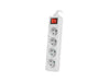 EAN 5901969415452 - Lanberg PS1-04E-0150-W base múltiple 1,5 m 4 salidas AC Interior Blanco imagen 2