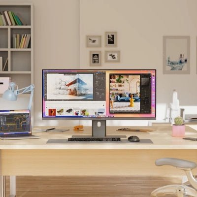 Alogic Edge 40  Lcd 5k Monitor With 90w Pd Silver