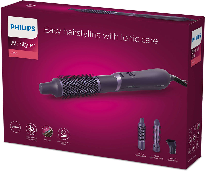 EAN 8720689002783 - Philips 3000 series BHA305/00 Utensilio de peinado Kit de peluquería Caliente Púrpura 800 W 1,8 m imagen 12