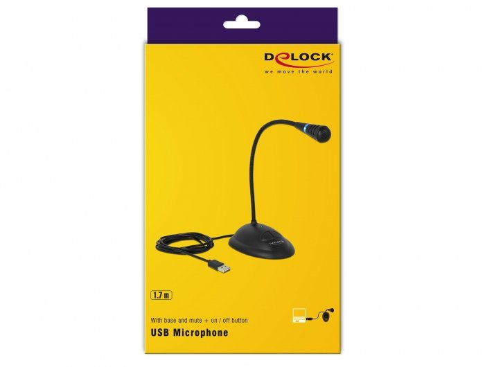 EAN 4043619658718 - DeLOCK 65871 micrófono Negro Micrófono para PC imagen 4