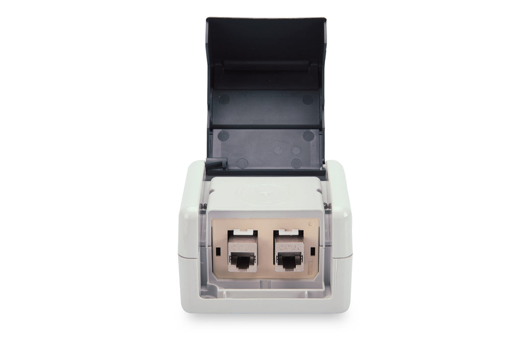 EAN 4016032370857 - Digitus DN-93844-OD toma de corriente RJ-45 Negro, Gris imagen 2