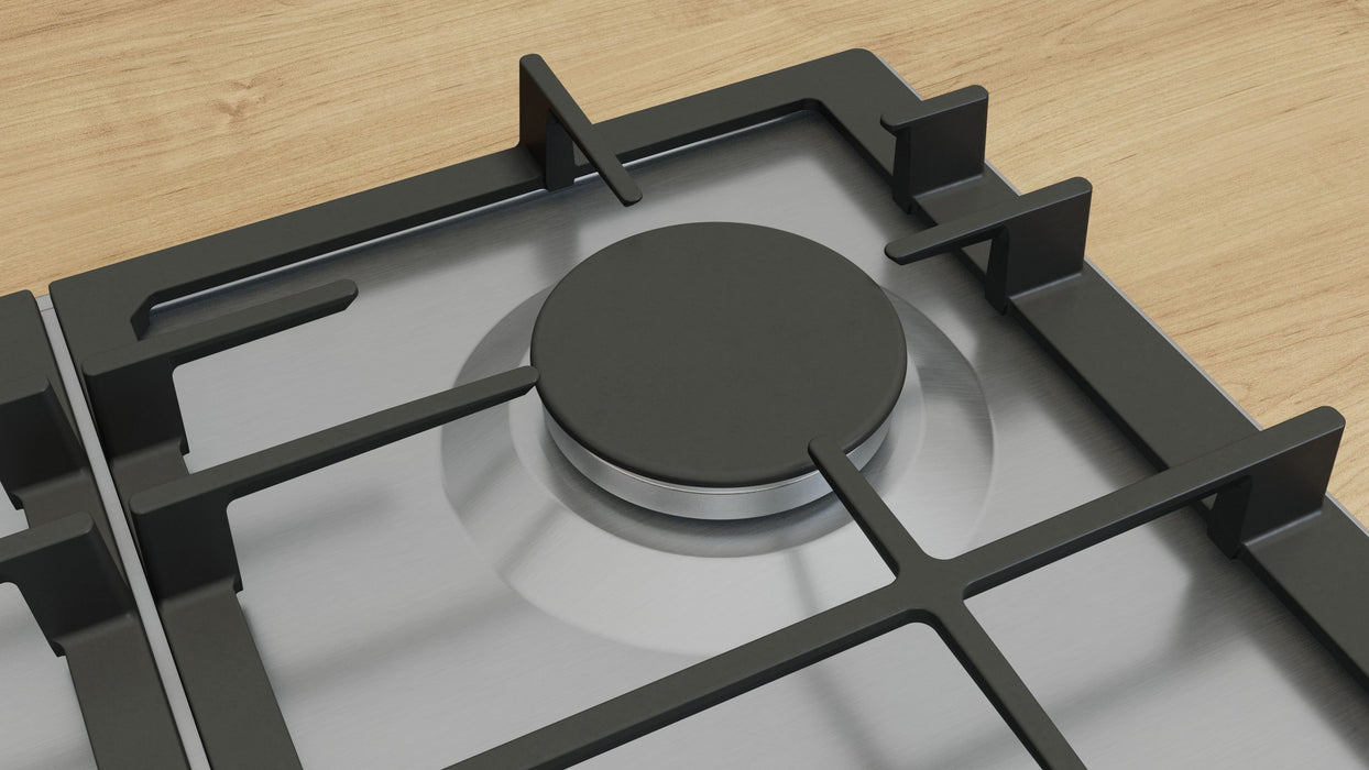 EAN 4242005496006 - Bosch Serie 6 PCP6A5I90 hobs Acero inoxidable Integrado 60 cm Encimera de gas 4 zona(s) imagen 4