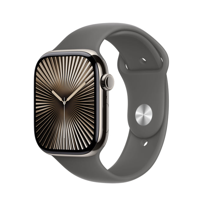EAN 0195949553837 - Apple Watch Series 10 OLED 46 mm Digital 416 x 496 Pixeles Pantalla táctil 4G Titanio Wifi GPS (satélite) imagen 1