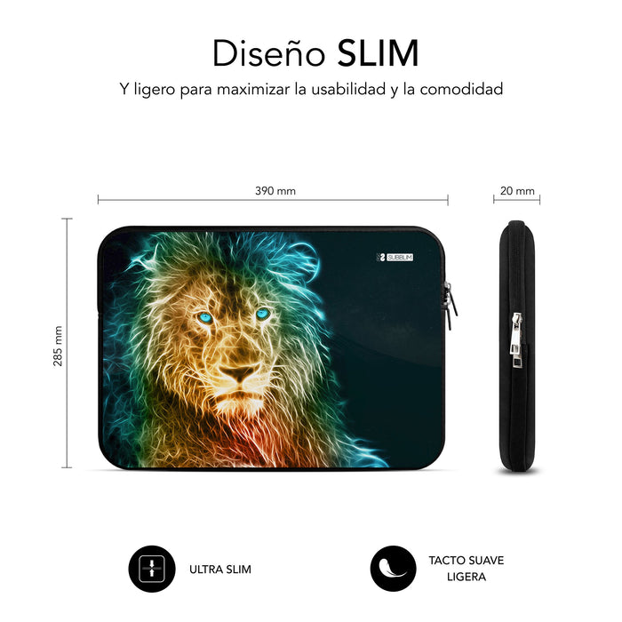 EAN 8436586742843 - SUBBLIM SUBLS-SKIN153 maletines para portátil 39,6 cm (15.6") Multicolor imagen 4
