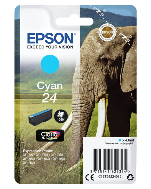 EAN 8715946626802 - Epson Elephant C13T24224022 cartucho de tinta 1 pieza(s) Original imagen 2