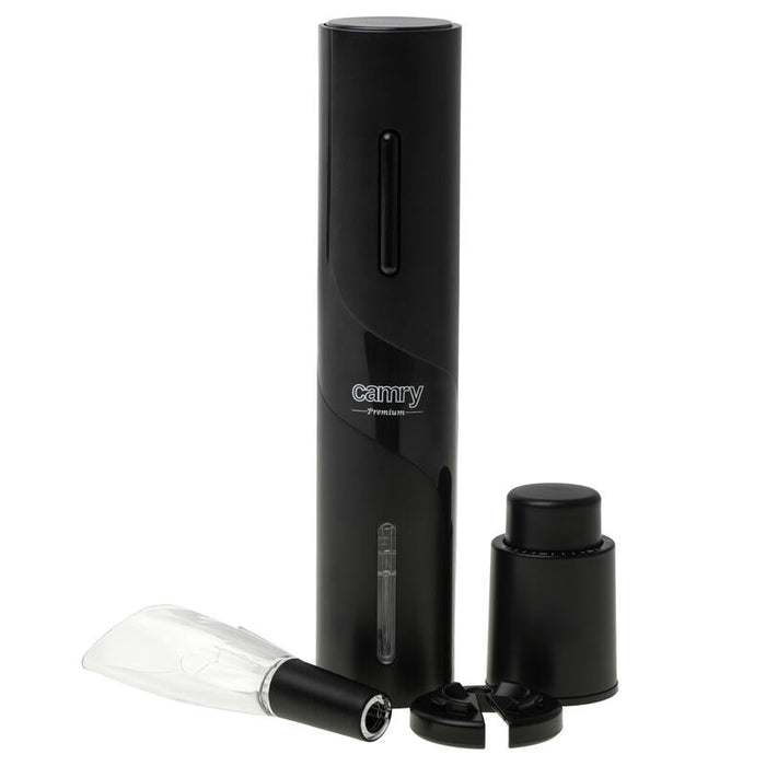 Abridor De Vinos Eléctrico Camry Cr 4510  Juego, Negro