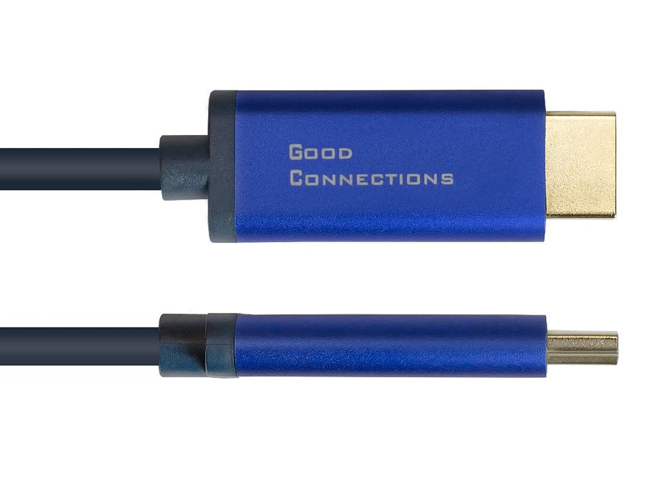 EAN 4014619709106 - Alcasa 4860-SF030B adaptador de cable de vídeo 3 m DisplayPort HDMI Negro, Azul imagen 3