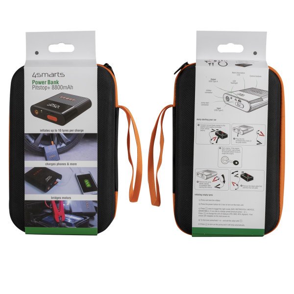 Powerbank Jump Starter 8800mah Kompresor Latarka Pitstop+