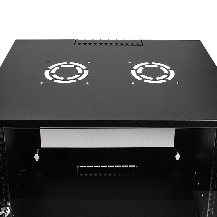 19" Wallmount Box -Eco- 06u, Negro