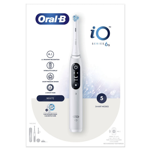 EAN 4210201427407 - Oral-B iO 6 Adulto Cepillo dental vibratorio Blanco imagen 1