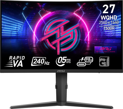 EAN 4711377191999 - MSI MPG 275CQRXFDE pantalla para PC 68,6 cm (27") 2560 x 1440 Pixeles Wide Quad HD Negro imagen 2