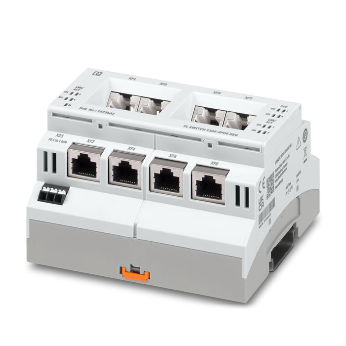 Phoenix Contact Switch Industrial Ethernet Fl Switch 1104-4poe Reg - Switch - 1 Gbps
