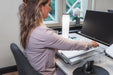 EAN 8717399992060 - BakkerElkhuizen FlexDesk 640 archivador Plástico, Caucho, Acero Gris claro, Transparente imagen 12